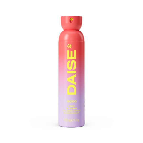 Daise All Body Spray & Deodorant Xoxo Rose & Amber 120 Ml