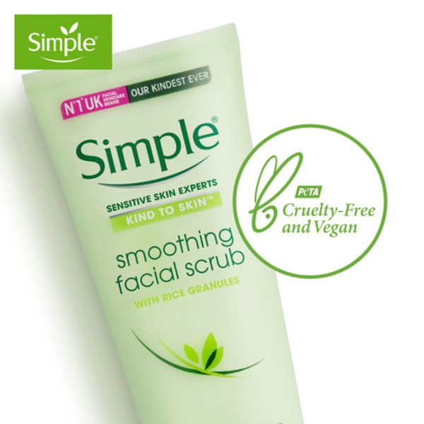 Simple Kind to Skin Smoothing Facial Scrub 75ml