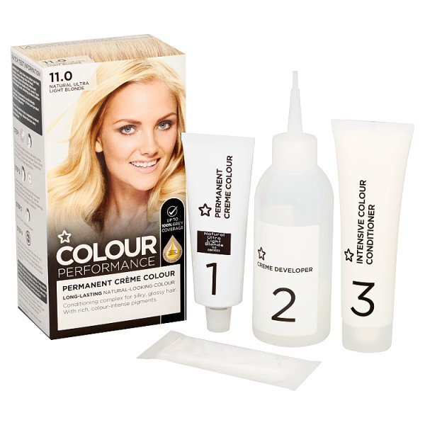 Superdrug Performance Permanent Hair Dye Ultra Blonde 11.0
