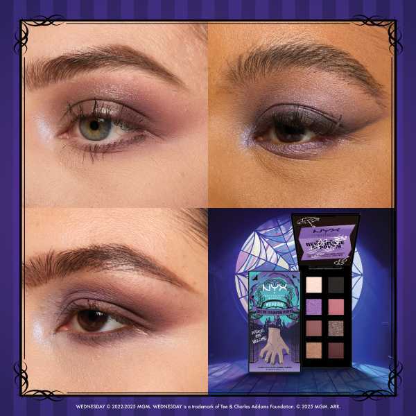 NYX Professional Makeup X Wednesday The Nevermore Palette
