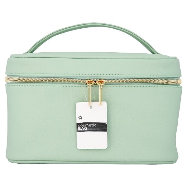 Superdrug Sage Green Vanity Cosmetic Bag