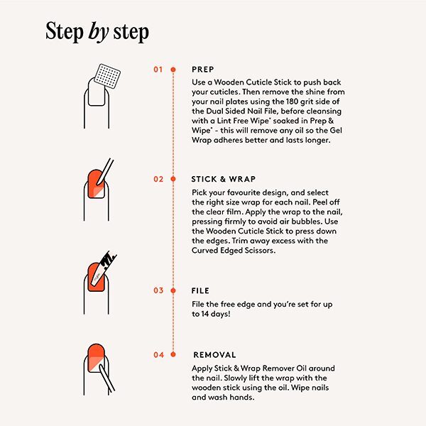 Mylee Gel Nail Wraps Wild Things