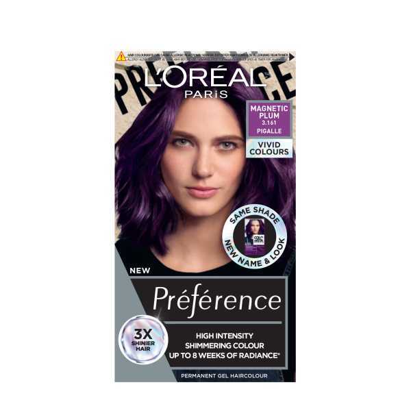 Preference Vivids (Colorista) Hair Dye Magnetic Plum 3.16