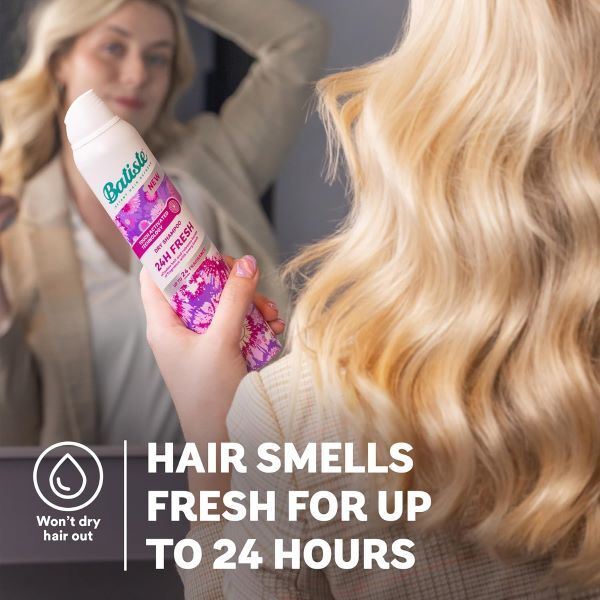 Batiste 24H Fresh Dry Shampoo Touch Activated Technology