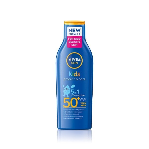 Nivea Sun Kids Protect & Care Sun Cream Lotion Spf50+ 200Ml
