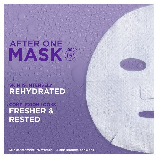 Garnier Moisture Bomb Lavender & Hyaluronic Acid Relaxing Mask 28g