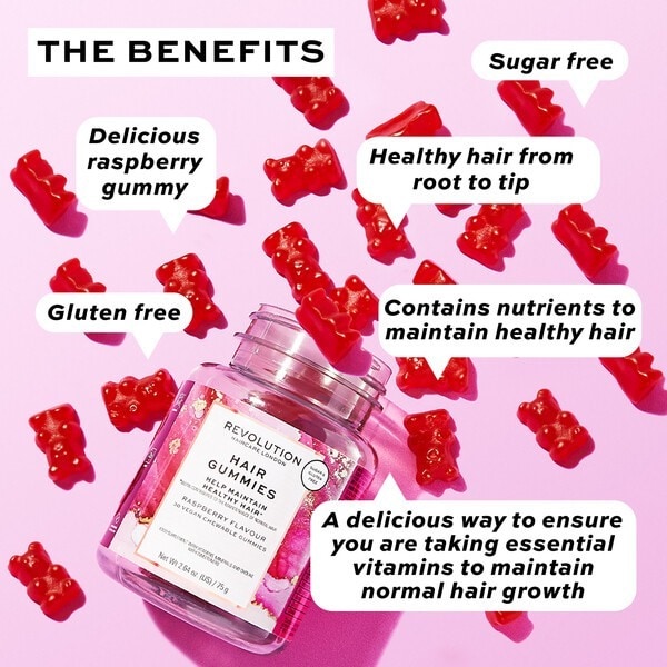 Revolution Beauty Great Hair Vegan Gummy Vitamins