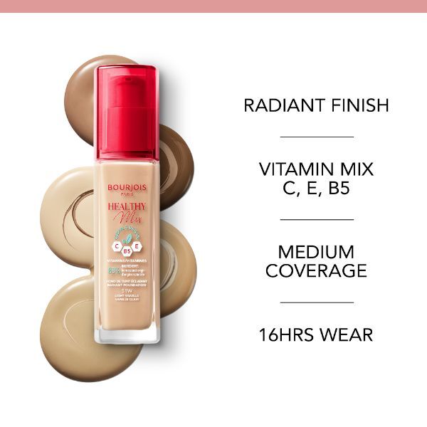 Bourjois Healthy Mix Anti-Fatigue Foundation Amber