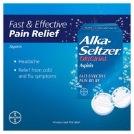 Alka Seltzer Original Fast Effective Pain Relief Effervescent 20 Tablets