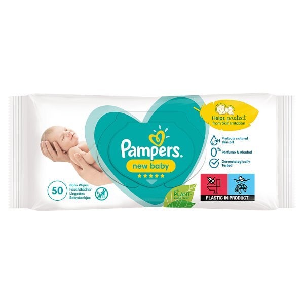 Pampers New Baby Sensitive Baby Wipes 50 Pack