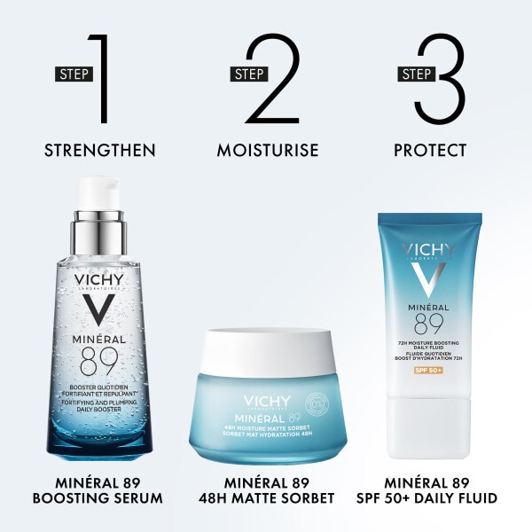 Vichy Minéral 89 48H Moisture Matte Sorbet Fragrance Free 50ml