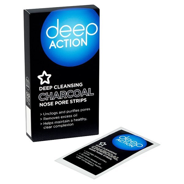 Superdrug Deep Action Cleansing Charcoal Nose Pore Strips
