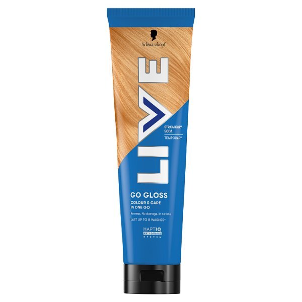 Schwarzkopf LIVE Strawberry Soda Colour & Shine Hair Gloss