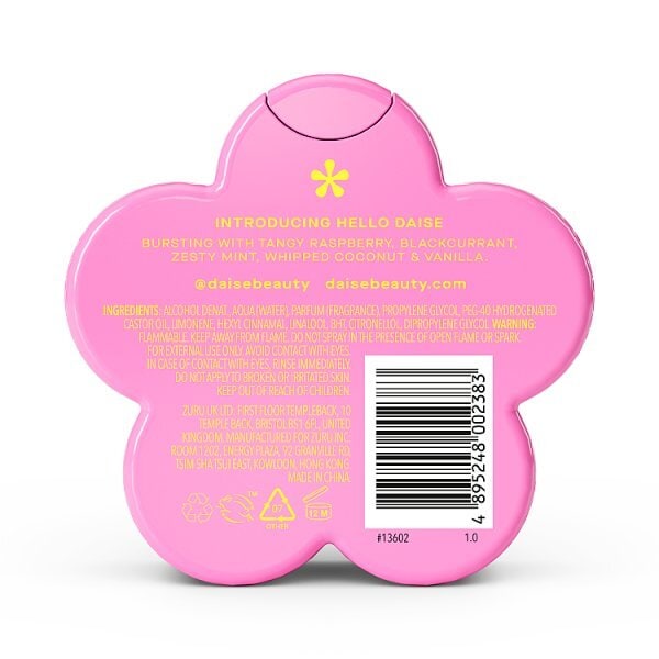 Daise Fragrance Body Mist Hello Raspberry & Mint 100 Ml