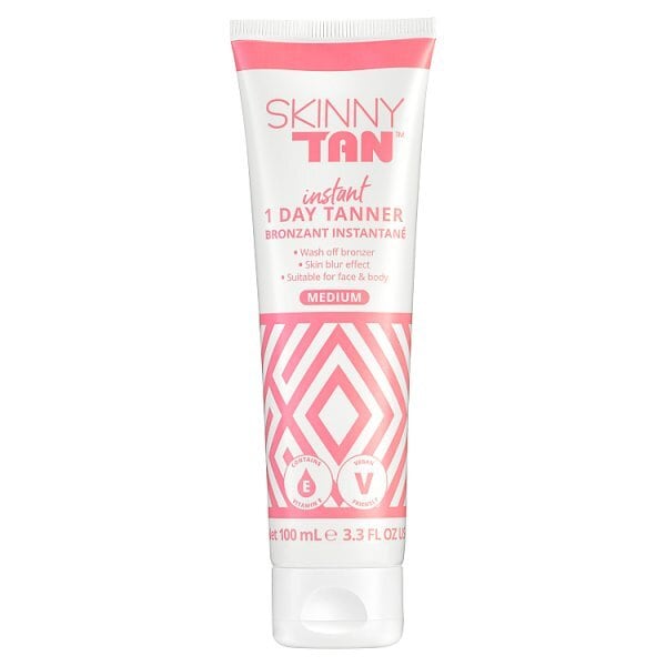 Skin & Tan Instant 1 Day Tanner Medium 100ml