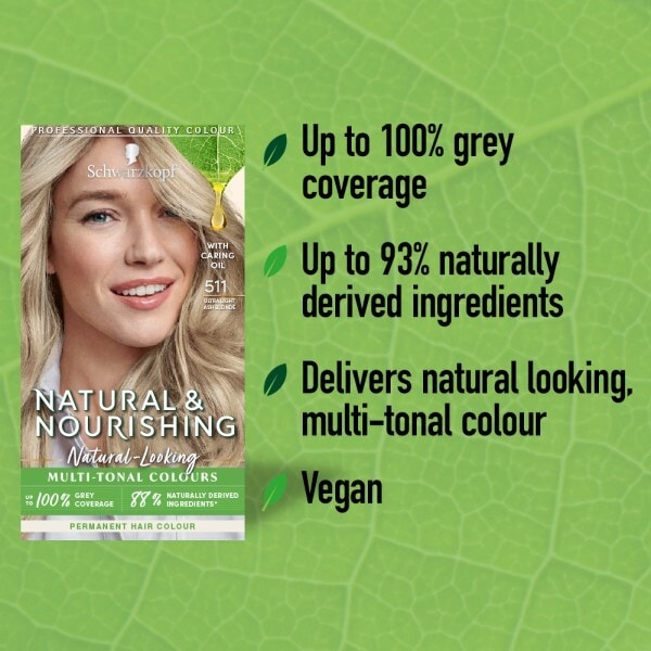 Natural & Nourishing Permanent Light Beige Blonde Hair Dye