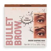 Revolution Bullet Brow Shaping Wax Medium Brown 