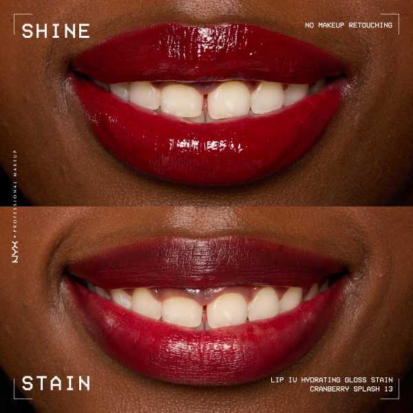 NYX Professional Makeup Lip IV Hydrating Lip Stain Gloss Cranberry