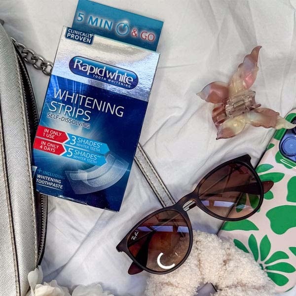 Rapid White 5-Minute Whitening Strips Self-Dissolving