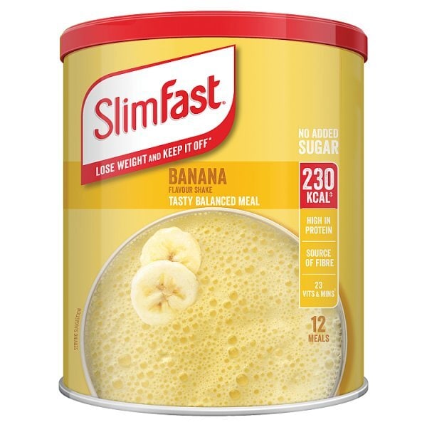 SlimFast High Protein Blissful Banana Flavour Powder 438g
