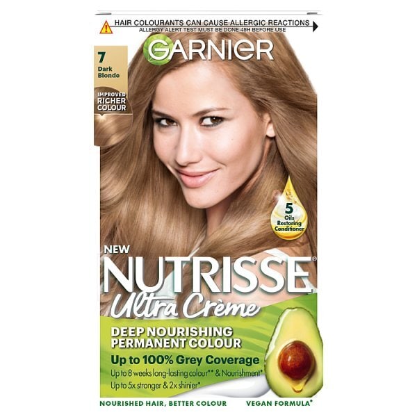 Garnier Nutrisse 7 Dark Blonde Permanent Hair Dye