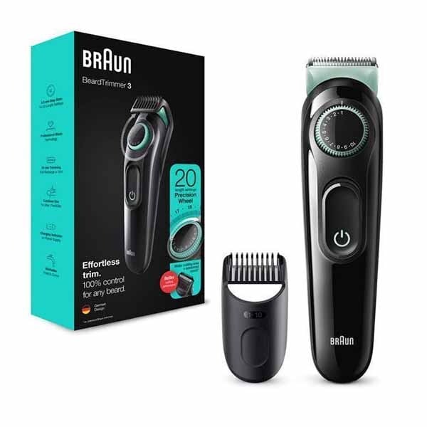 Braun BT3221 Men’s Beard Trimmer & Hair Clipper, 20 Lengths