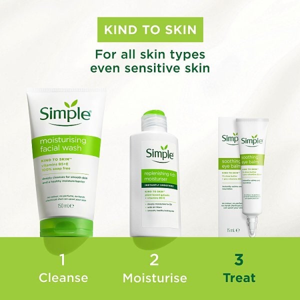 Simple Kind to Skin Moisturising Facial Wash 150ml