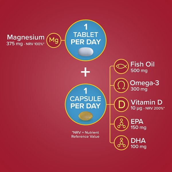 Seven Seas Omega-3 Plus Magnesium Duo Pack