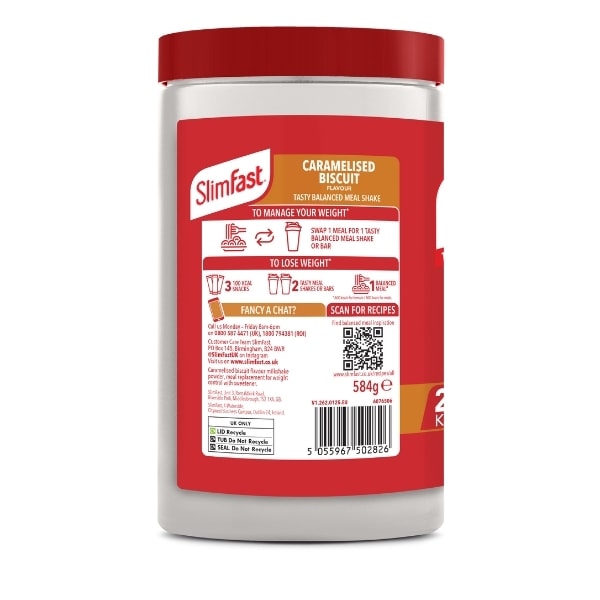 Slimfast Caramelised Biscuit Flavour Shake - 584G