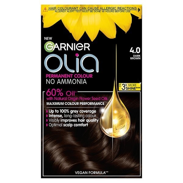 Garnier Olia 4.0 Dark Brown Permanent Hair Dye