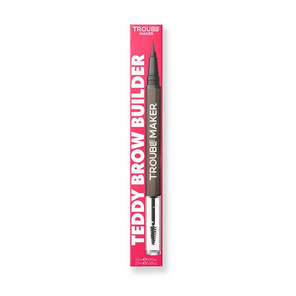 Trouble Maker Teddy Brow 2-in-1 Gel + Brow Pen Dark Brown