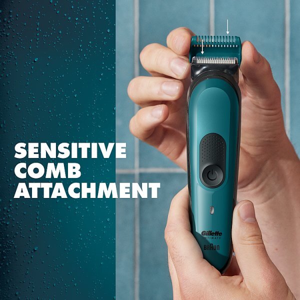 Gillette Intimate Mens Intimate Hair Trimmer i3, Waterproof