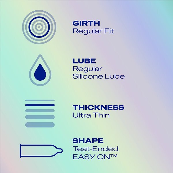 Durex Nude Regular Fit Condoms 10Pk