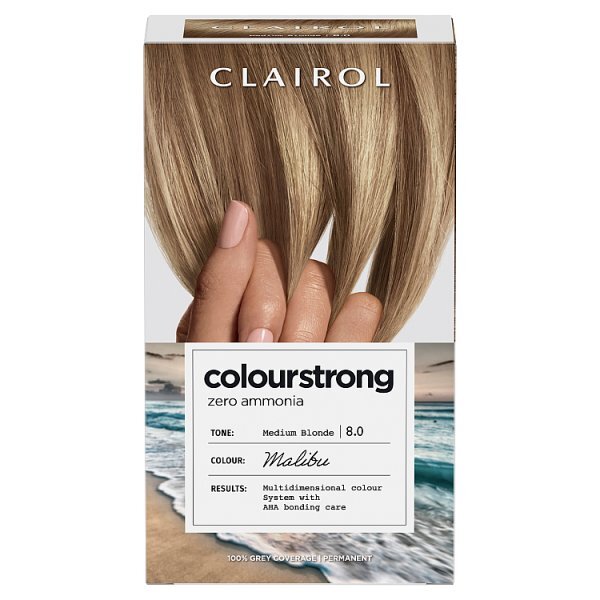 Clairol Colour Strong Zero Ammonia Hair Dye Medium Blonde