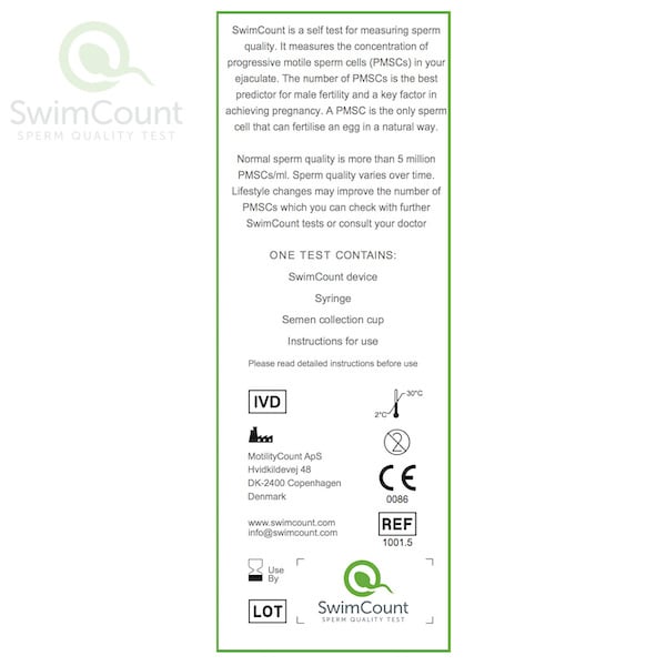 SELFCheck SwimCount Sperm Quality Test