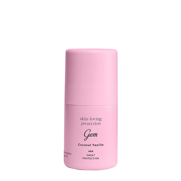 Gem Skin-Loving Roll On Deodorant: Coconut Vanilla 50ml