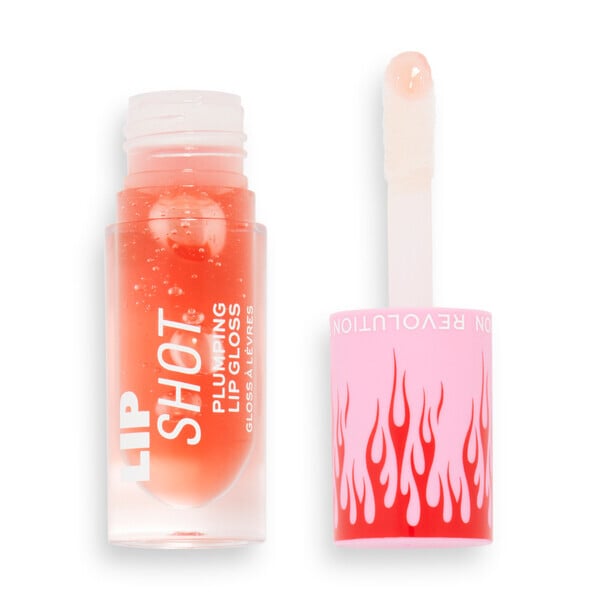 Revolution Hot Shot Lip Flame Plumping Gloss Red Blaze
