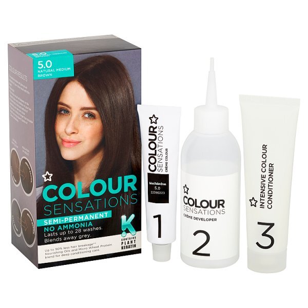 Superdrug Sensations Natural Medium Brown 5.0