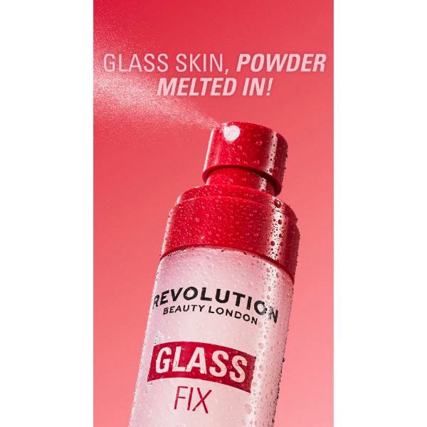 Revolution Glass Fix Powder Melting Setting Spray 100Ml