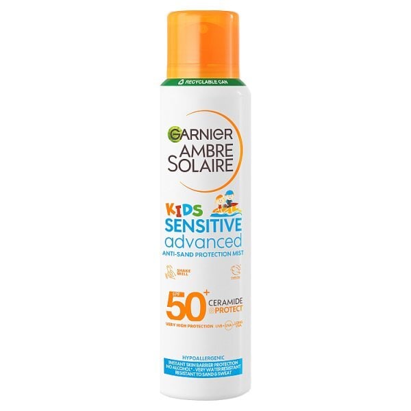 Garnier Ambre Solaire SPF50 Sensitive Advanced Anti-Sand Mist 150ml