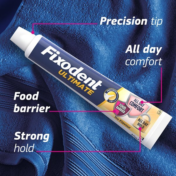 Fixodent Ultimate Flavour Free 40g