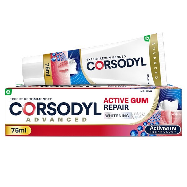 Corsodyl Active Gum Repair Toothpaste Fresh Mint 75Ml