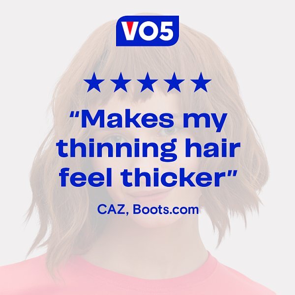 Vo5 Volume Boost Gel Spray for all-day hold 200ml