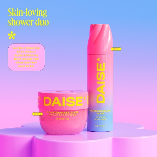 Daise Foaming Body Wash Pomegranate 265 Ml