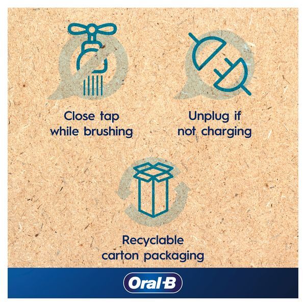 DNR Oral-B Pro 1 Cross Action Black Electric Toothbrush & Paste