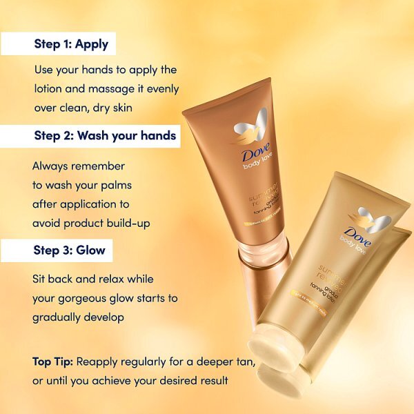Dove Gradual Tanning Lotion Light To Medium 200ml