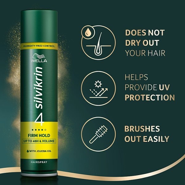 Wella Silvikrin Firm Hold Hairspray, 400 ml