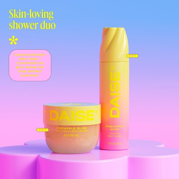 Daise Foaming Body Wash Pineapple 265 Ml