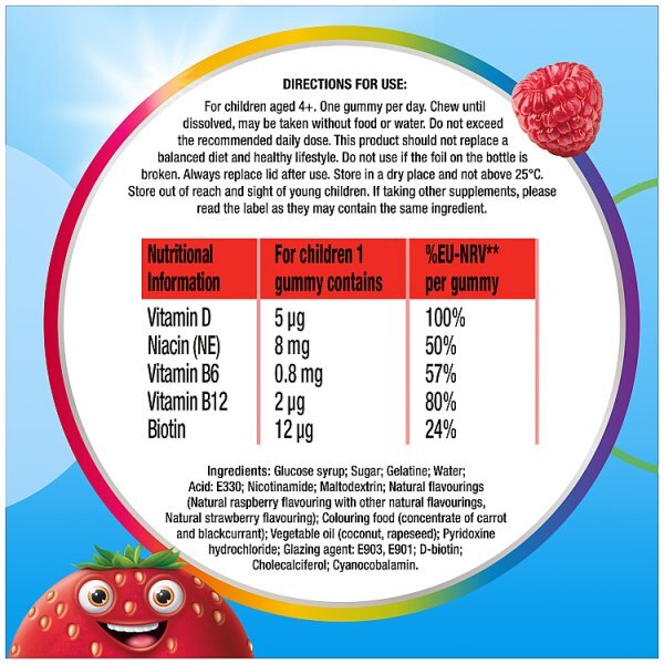 Centrum Kids Bones & Teeth Berry Food Supplement