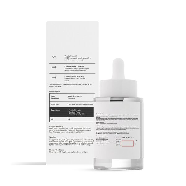 Minimalist Maleic Bond Repair Complex 05% Hair Serum 50ML
